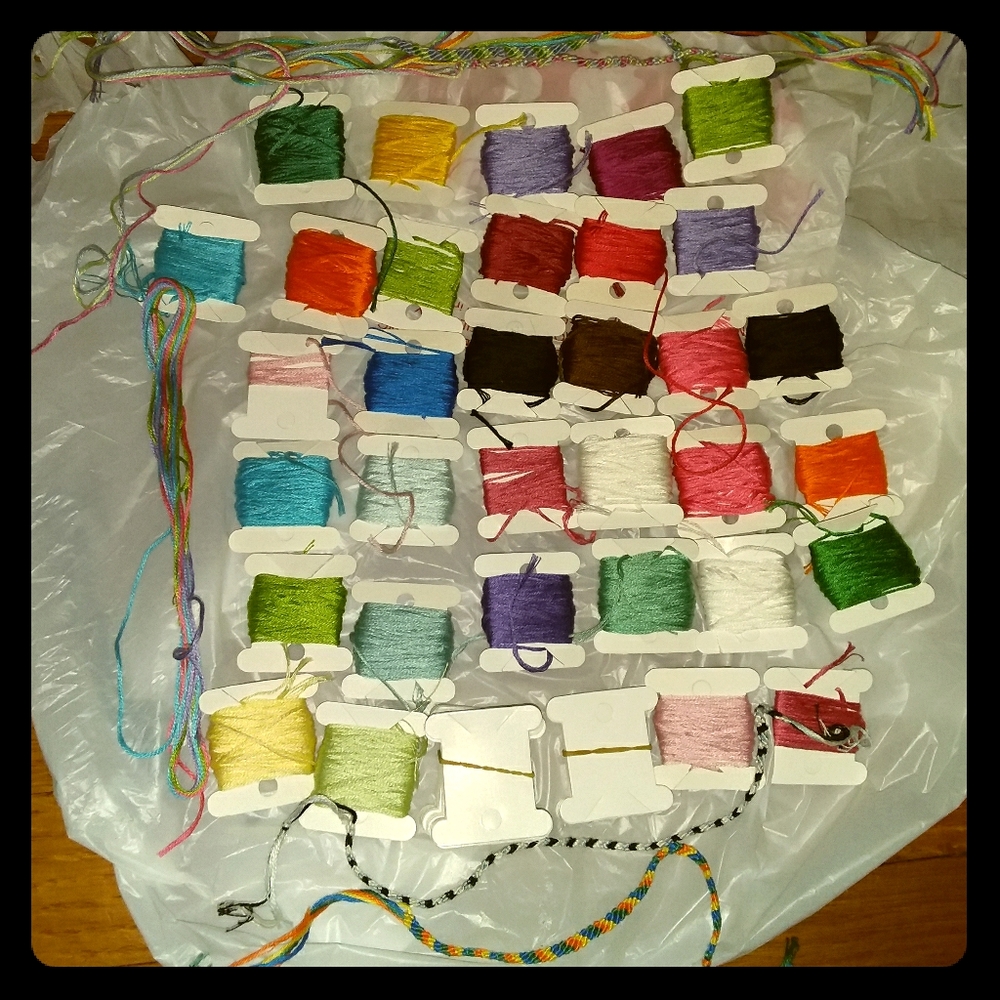 String and bracelets lot